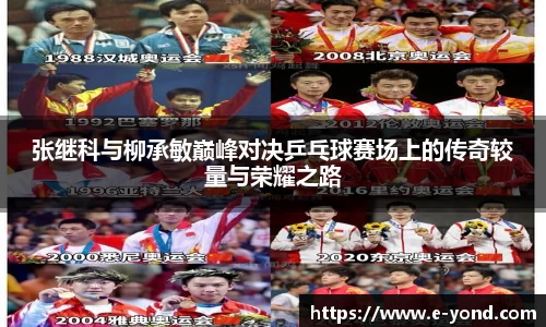 张继科与柳承敏巅峰对决乒乓球赛场上的传奇较量与荣耀之路
